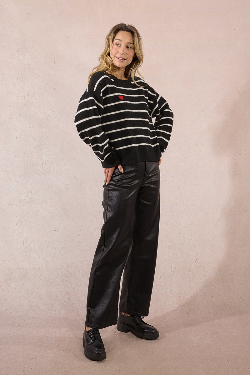BLACK/OFFWHITE