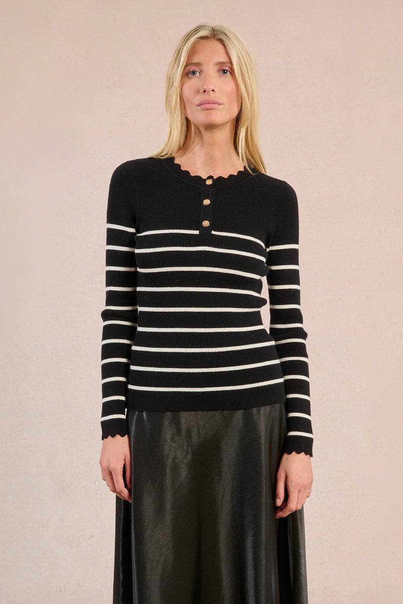 BLACK/OFFWHITE
