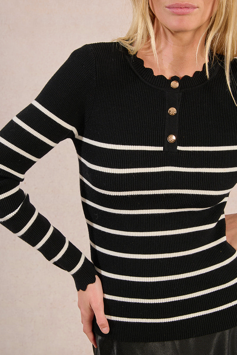 BLACK/OFFWHITE
