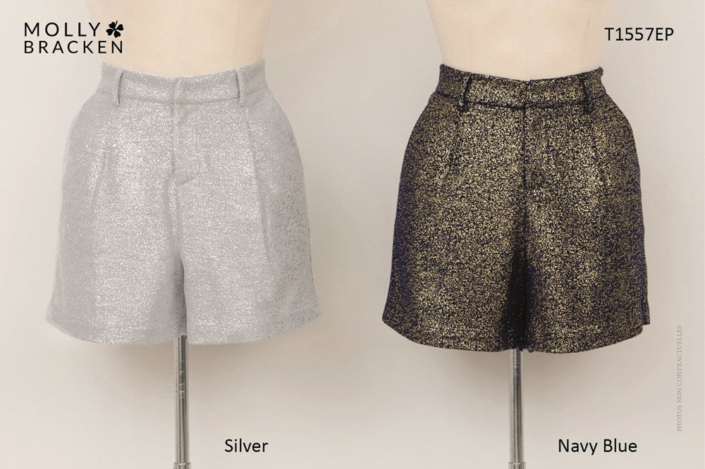 LADIES KNITTED SHORTS