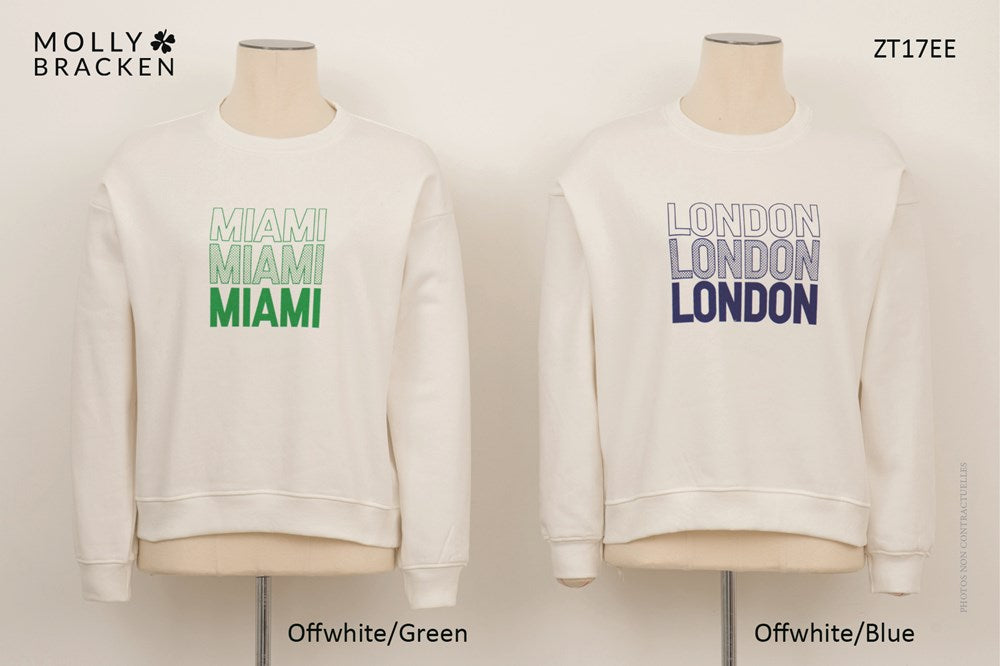 LADIES KNITTED SWEAT