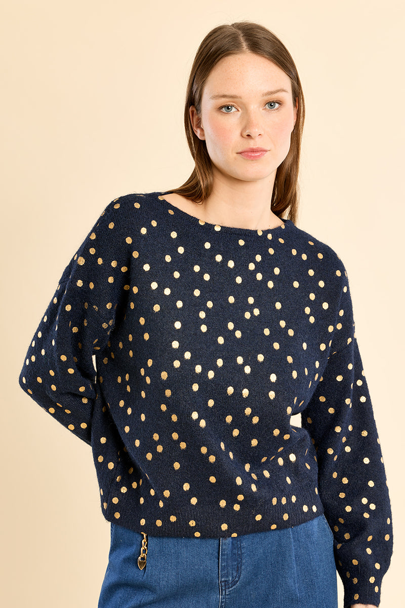 NAVY / GOLD