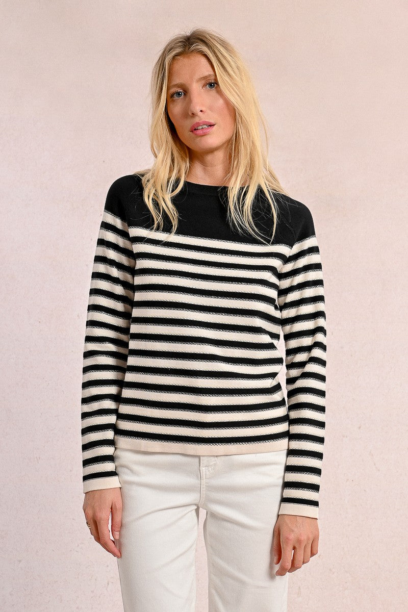 BLACK/OFFWHITE