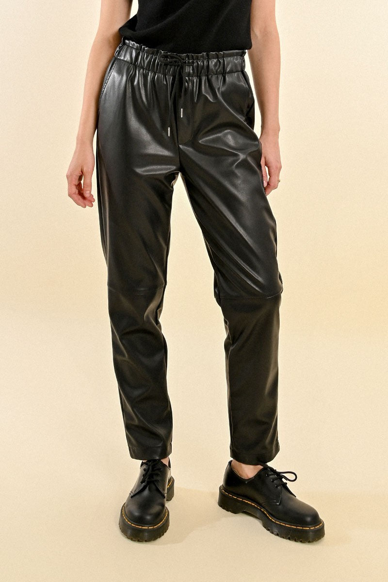 FAUX LEATHER PANTS