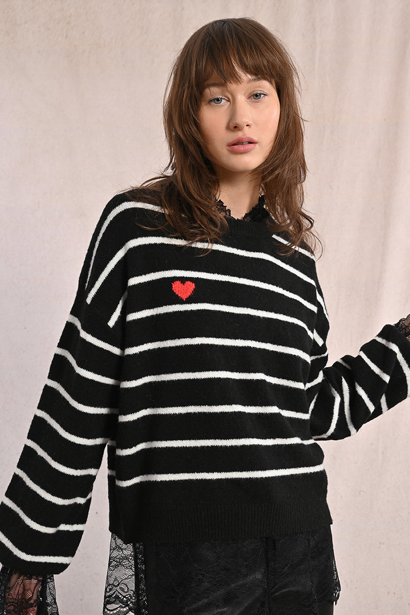 BLACK/OFFWHITE