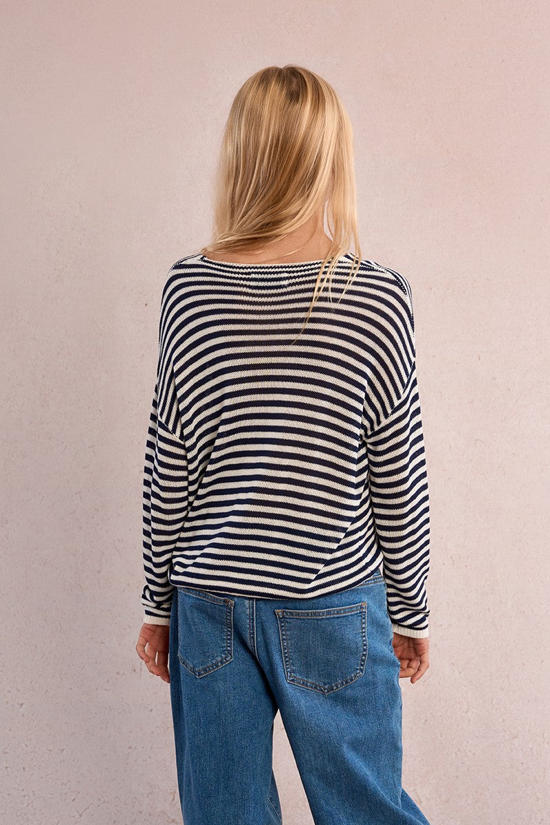 OFFWHITE/NAVY BLUE