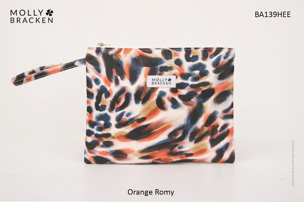 Romy printed pouch