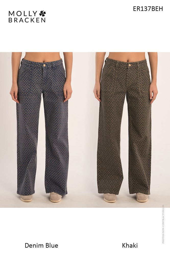 LADIES WOVEN PANTS