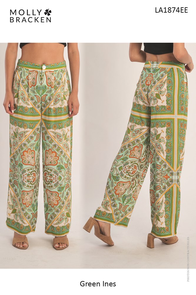 LADIES WOVEN PANTS