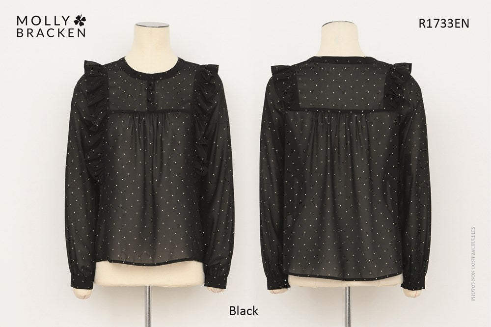 LADIES WOVEN TOP