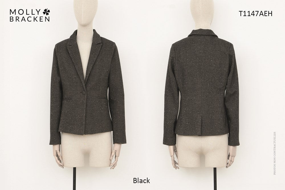 LADIES WOVEN BLAZER