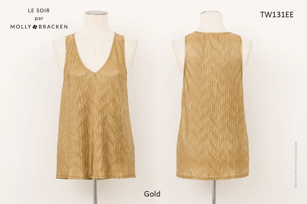 LADIES KNITTED TANK TOP