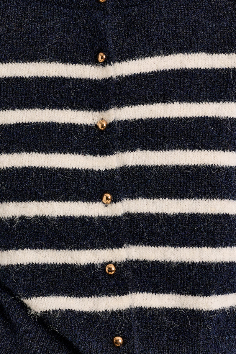 NAVY BLUE/OFF WHITE