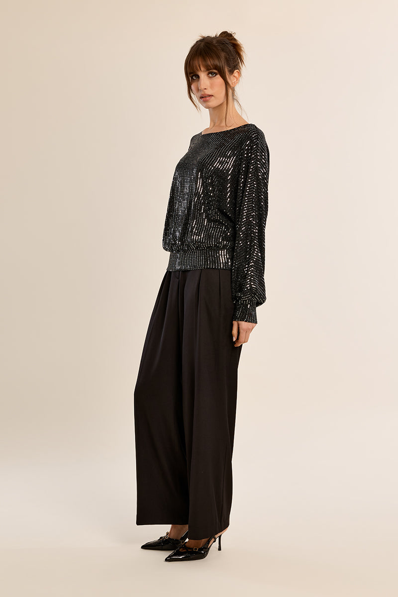 SILVERY BLACK