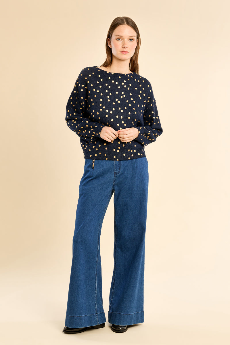 NAVY / GOLD