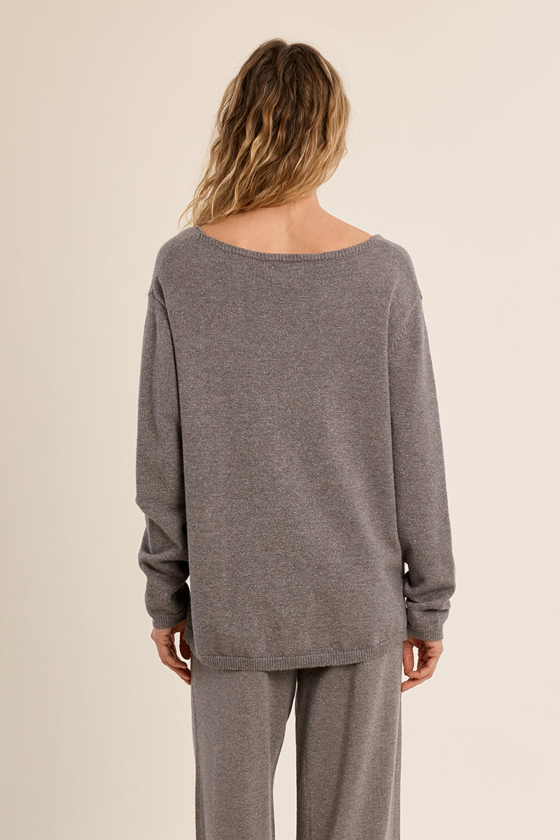 SILVERY GREY