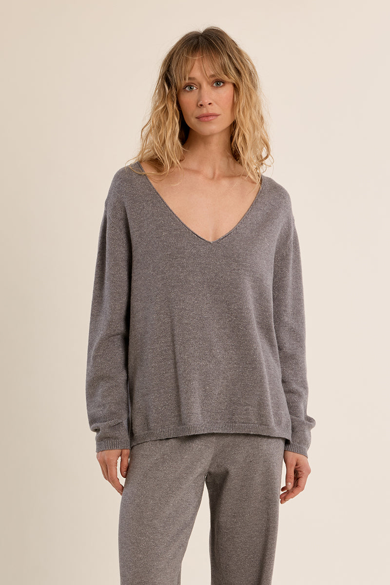 SILVERY GREY