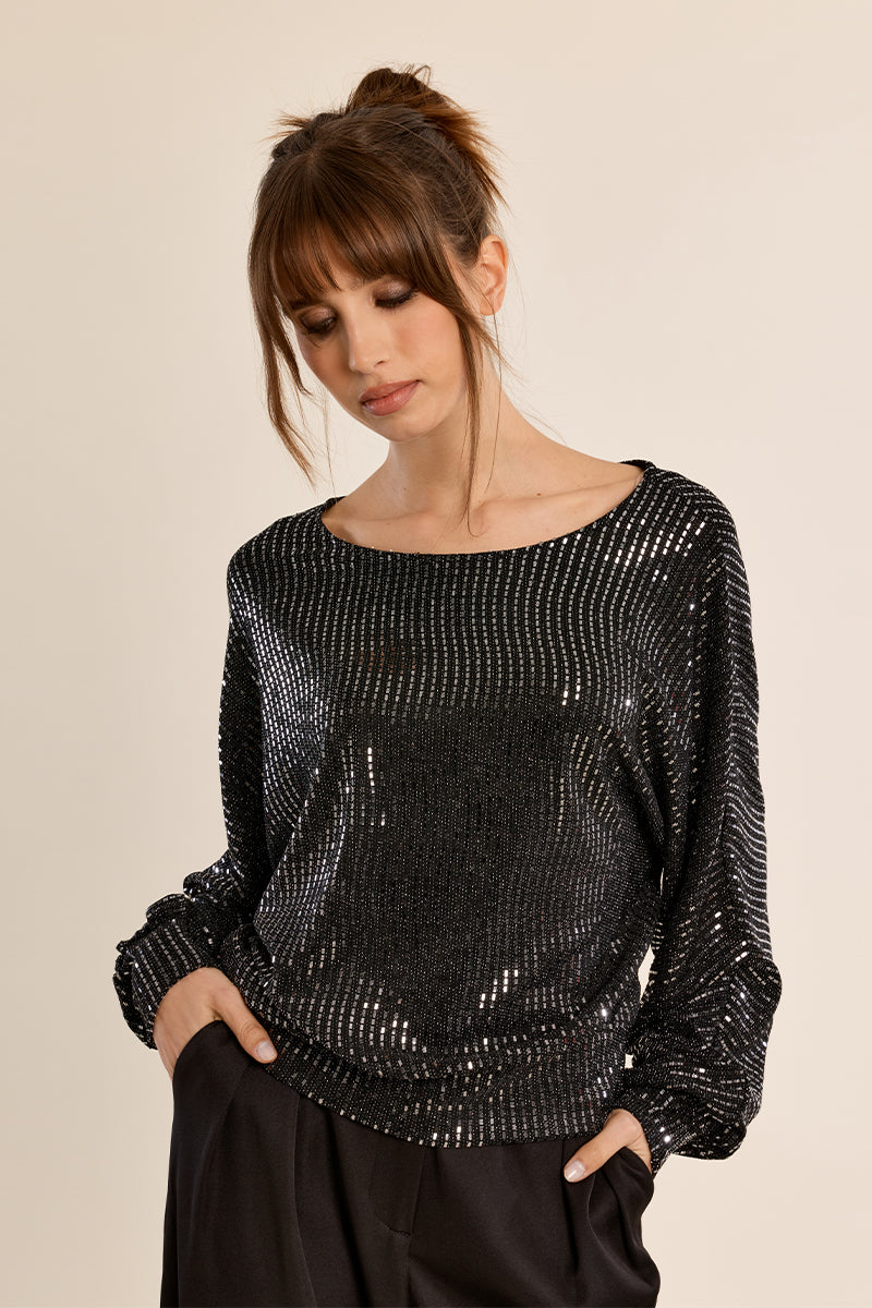 SILVERY BLACK
