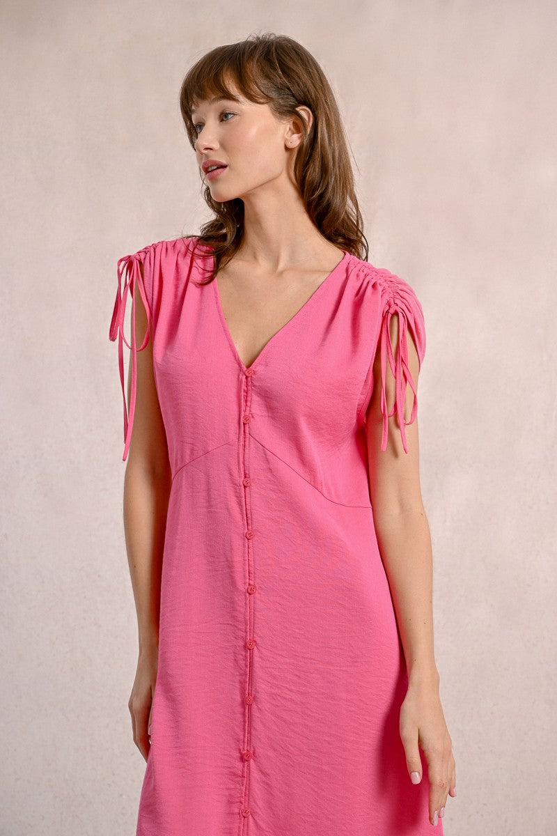 FLOWY MID-LENGTH DRESS FLOWY MID-LENGTH DRESS