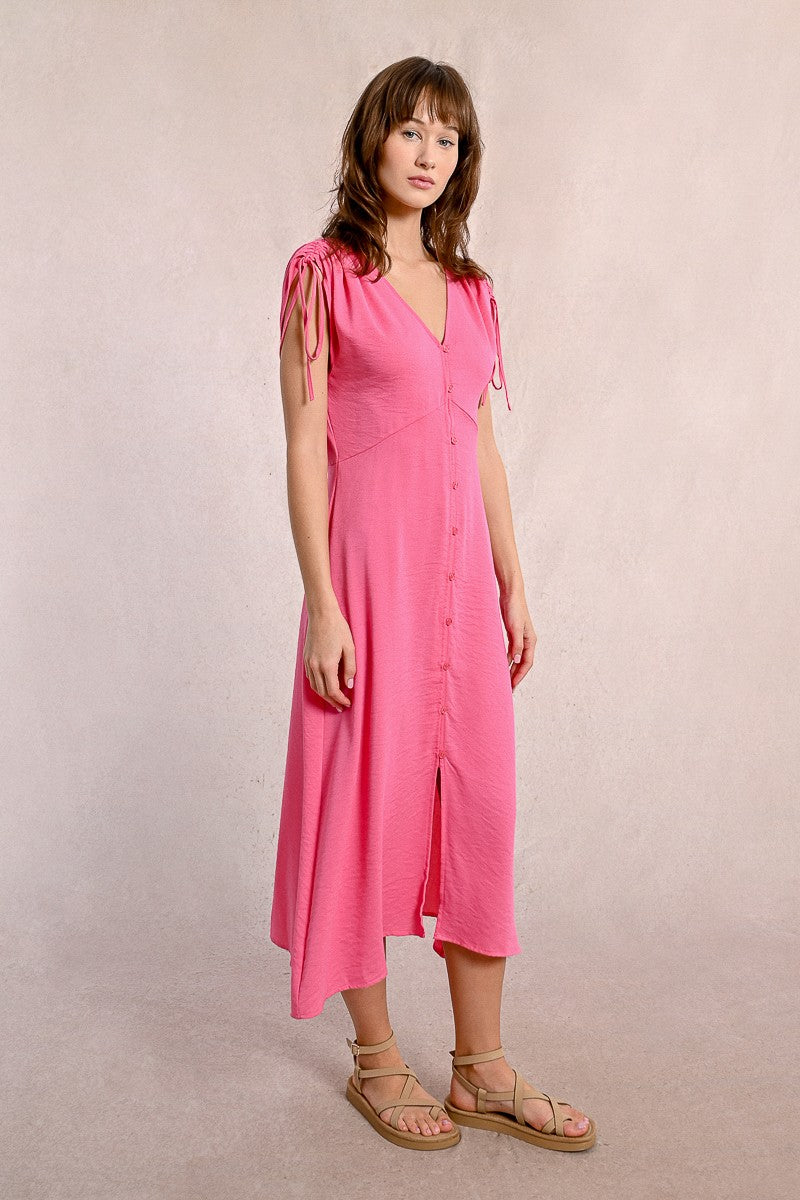 FLOWY MID-LENGTH DRESS FLOWY MID-LENGTH DRESS