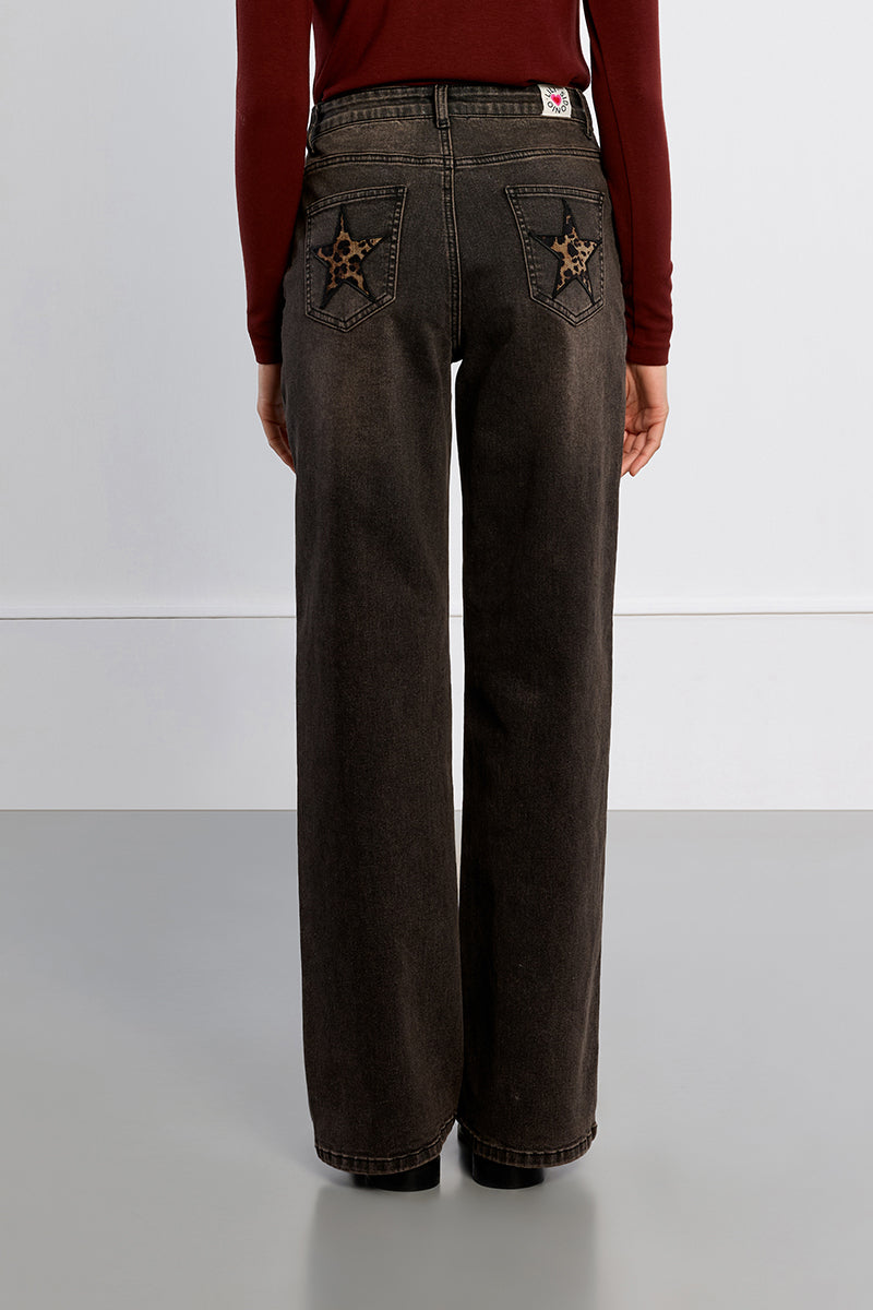 BROWN DENIM