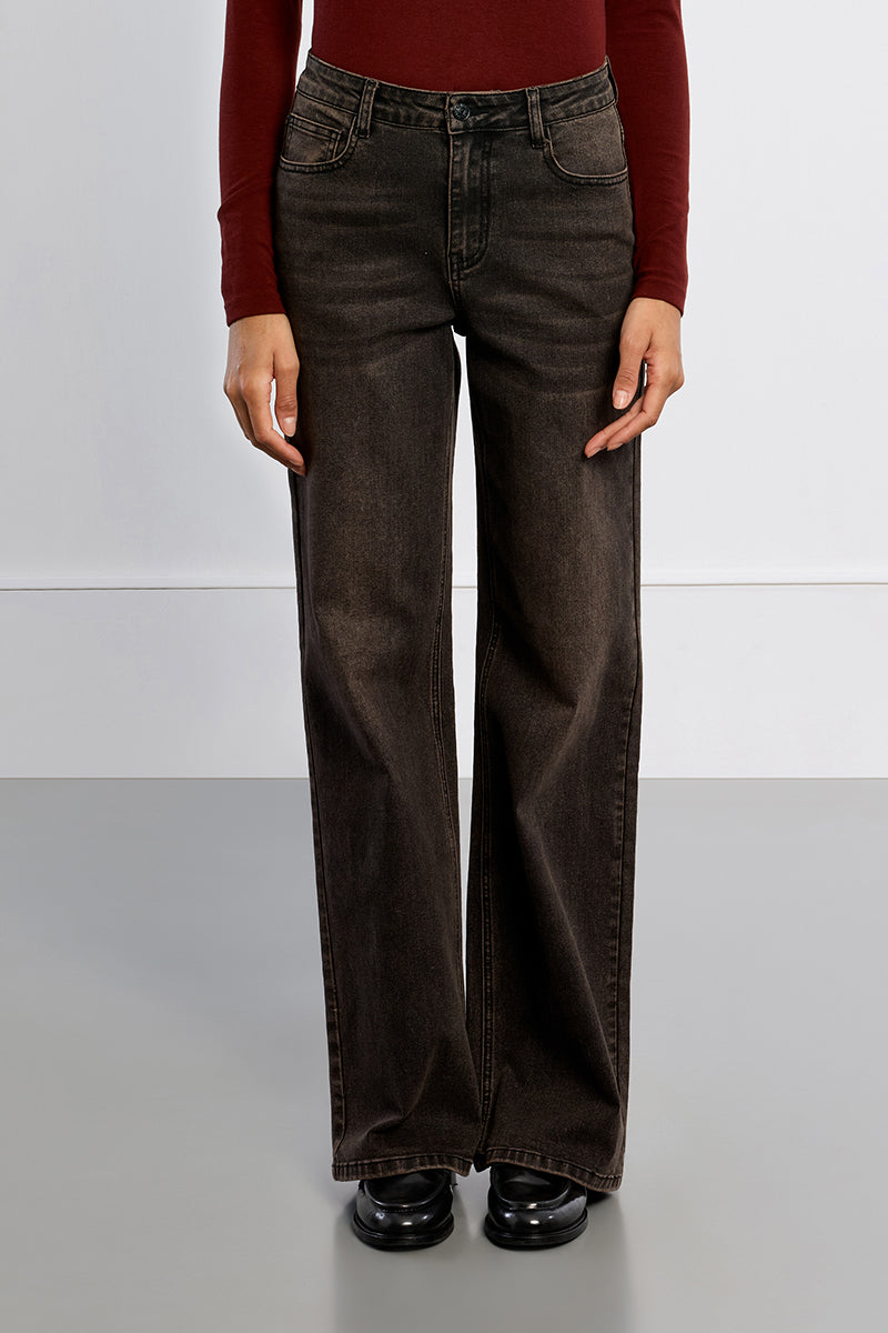 BROWN DENIM