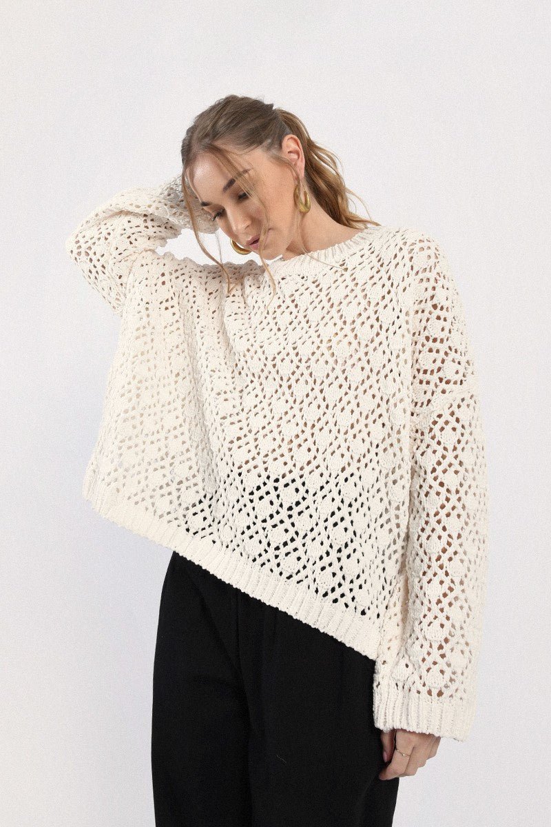 STITCH KNIT LOOSE JUMPER - STITCH KNIT LOOSE JUMPER - Molly Bracken E-Shop